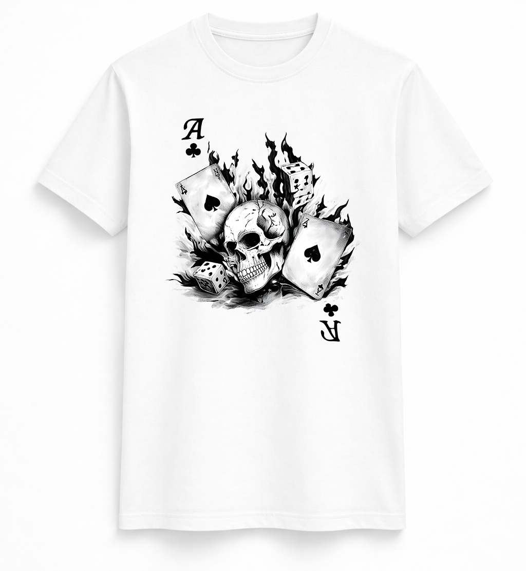 Dead Ace Skull Graphic Tee