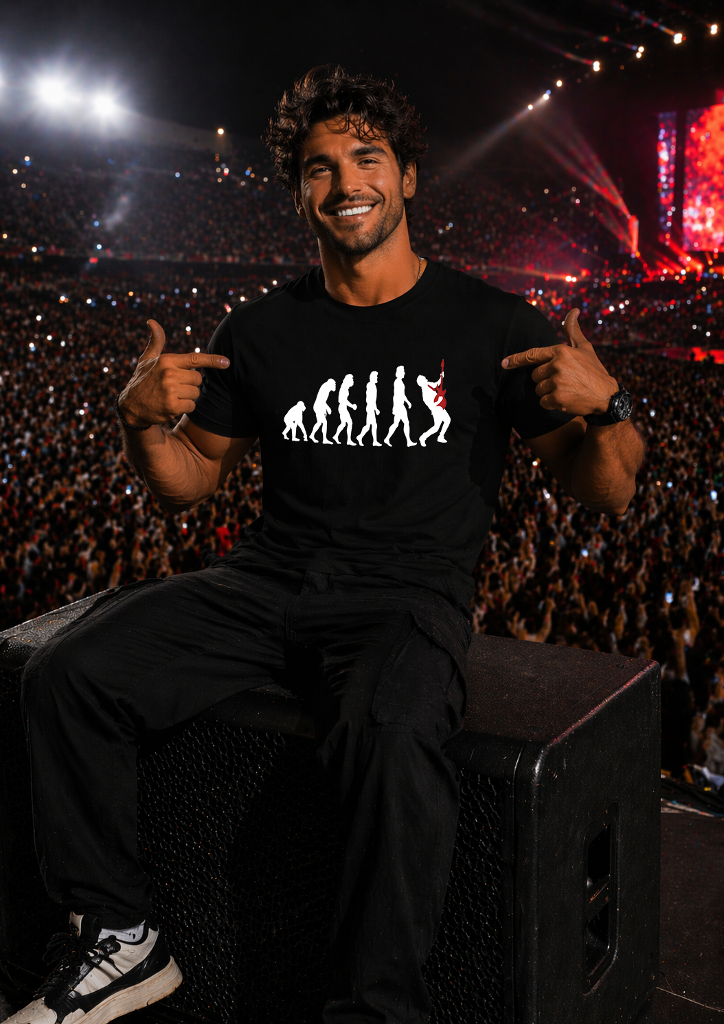 Guitar Evolution Rock Tee