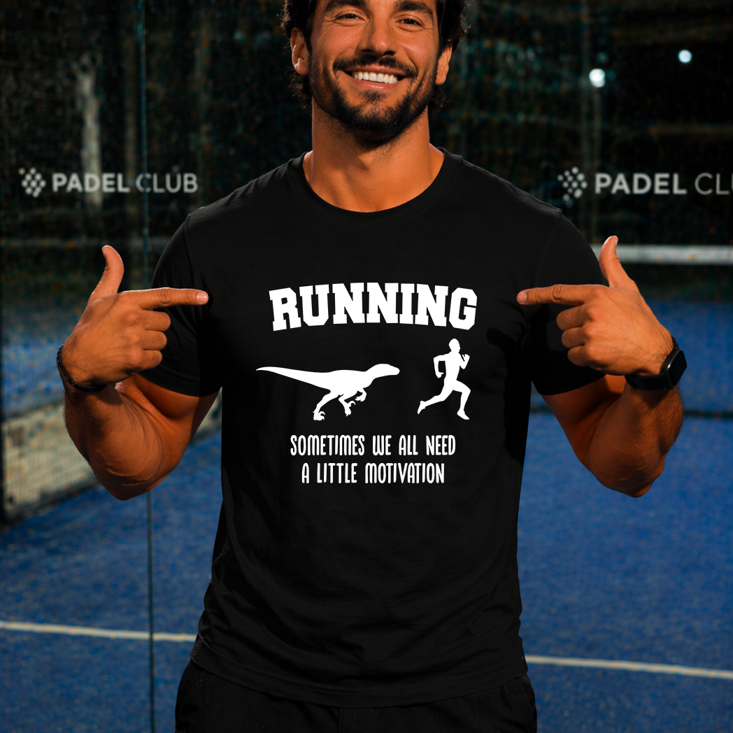 Running Motivation Dinosaur Funny Tee