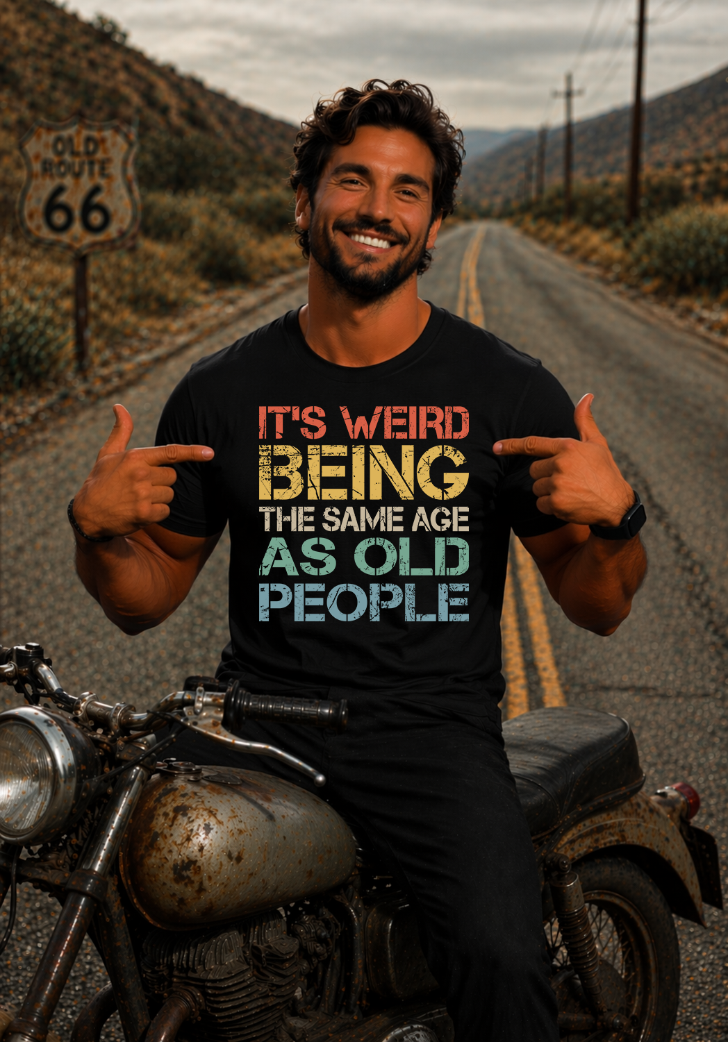 Same Age Humour Statement Tee