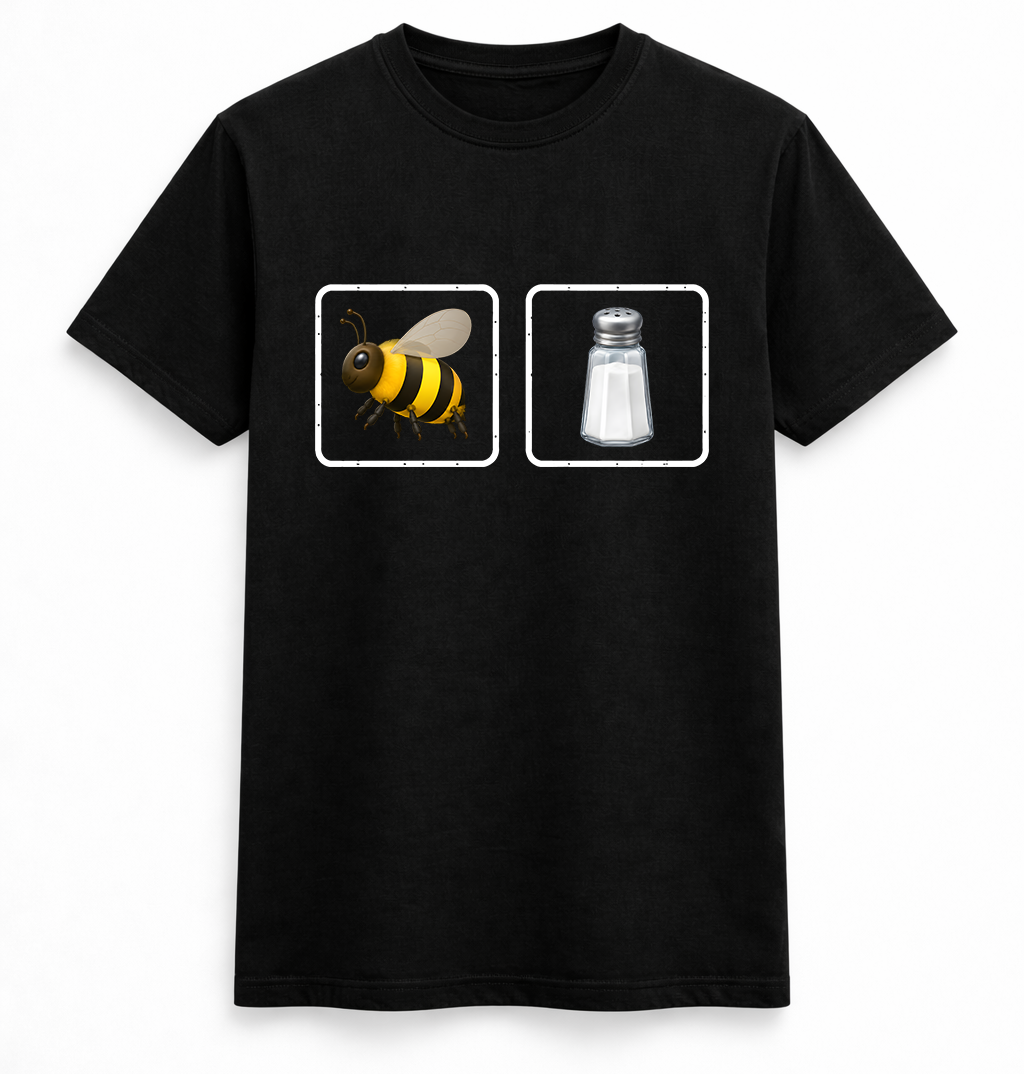 Be Salty Emoji Rebus Tee