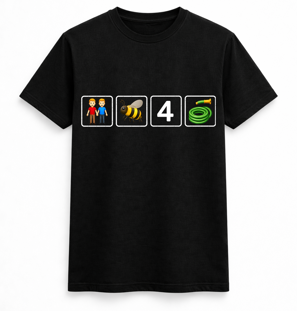 Bros before Hoes Emoji Rebus Tee
