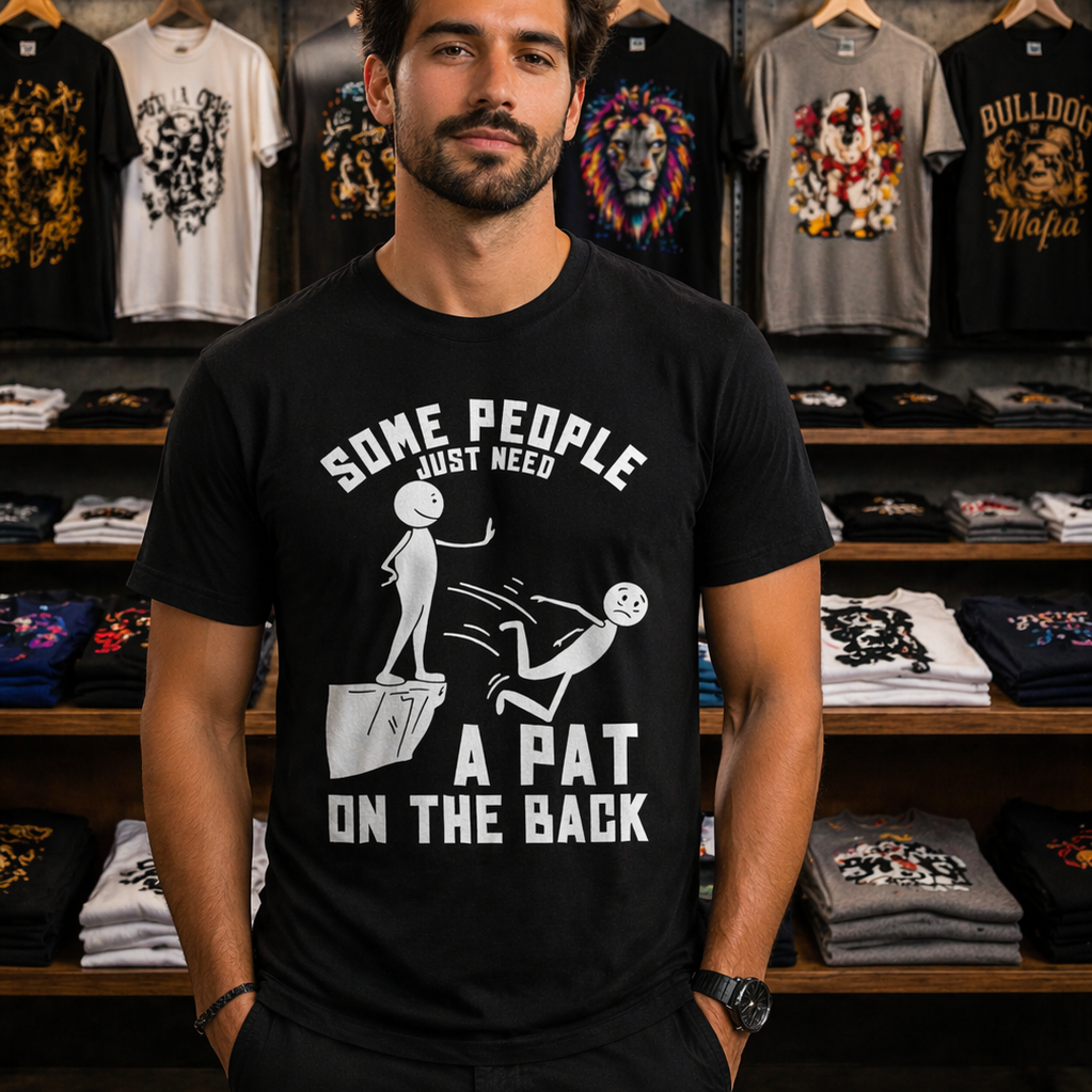 A Fat Pat Dark Humor Graphic Tee