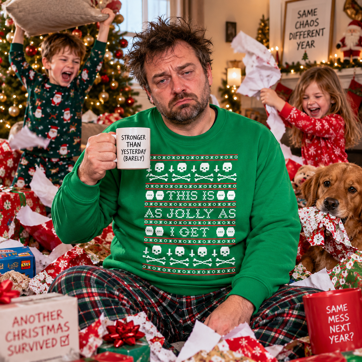 Jolly Fella – Funny Christmas Jumper
