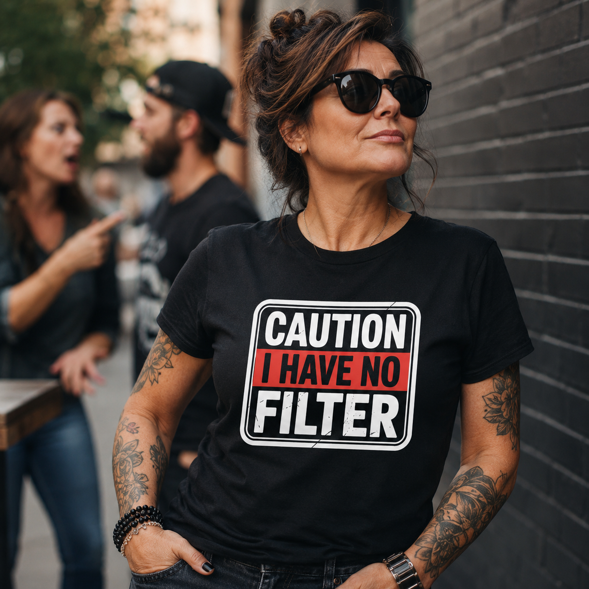 Caution: I Have No Filter Tee