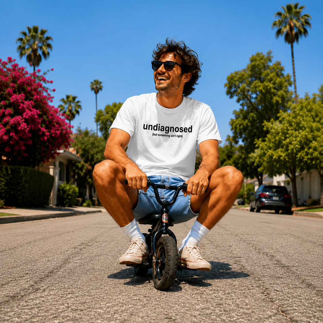 Undiagnosed Funny Text T-Shirt