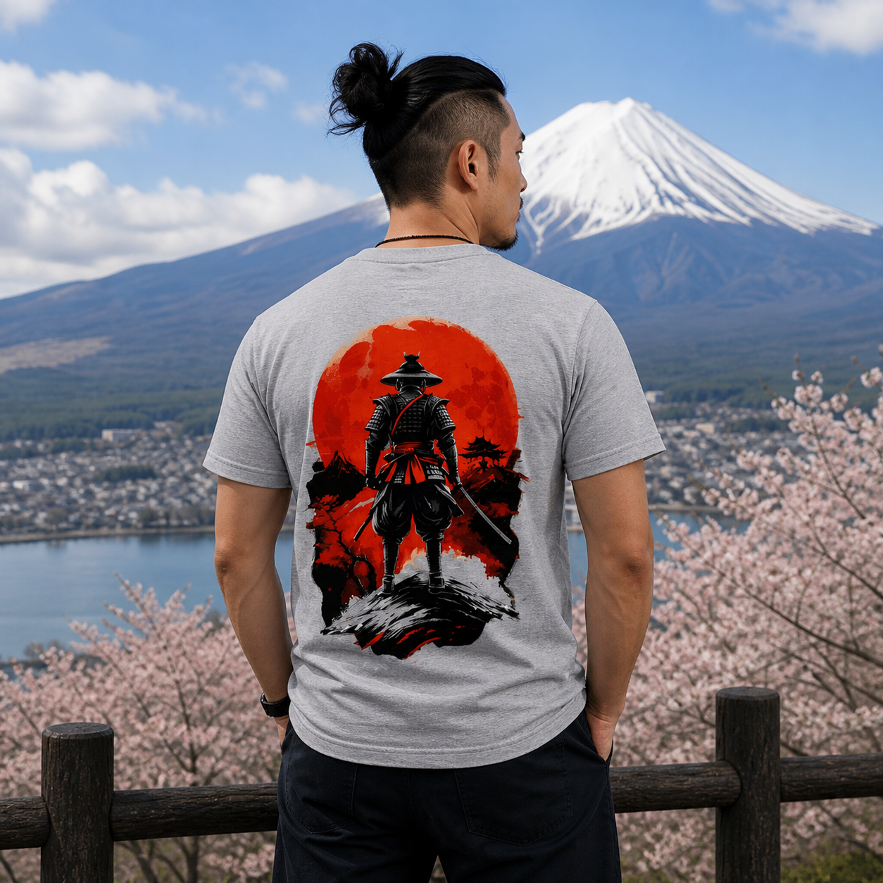 Ronin Sunset Warrior Graphic Tee