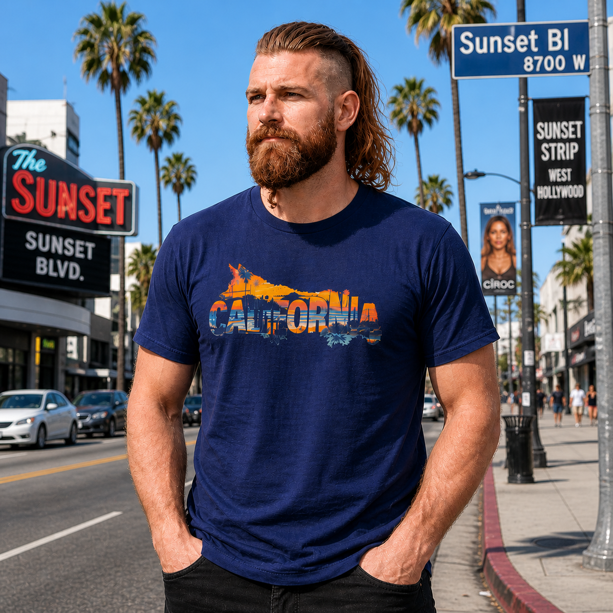 California Sunset Vibes Tee