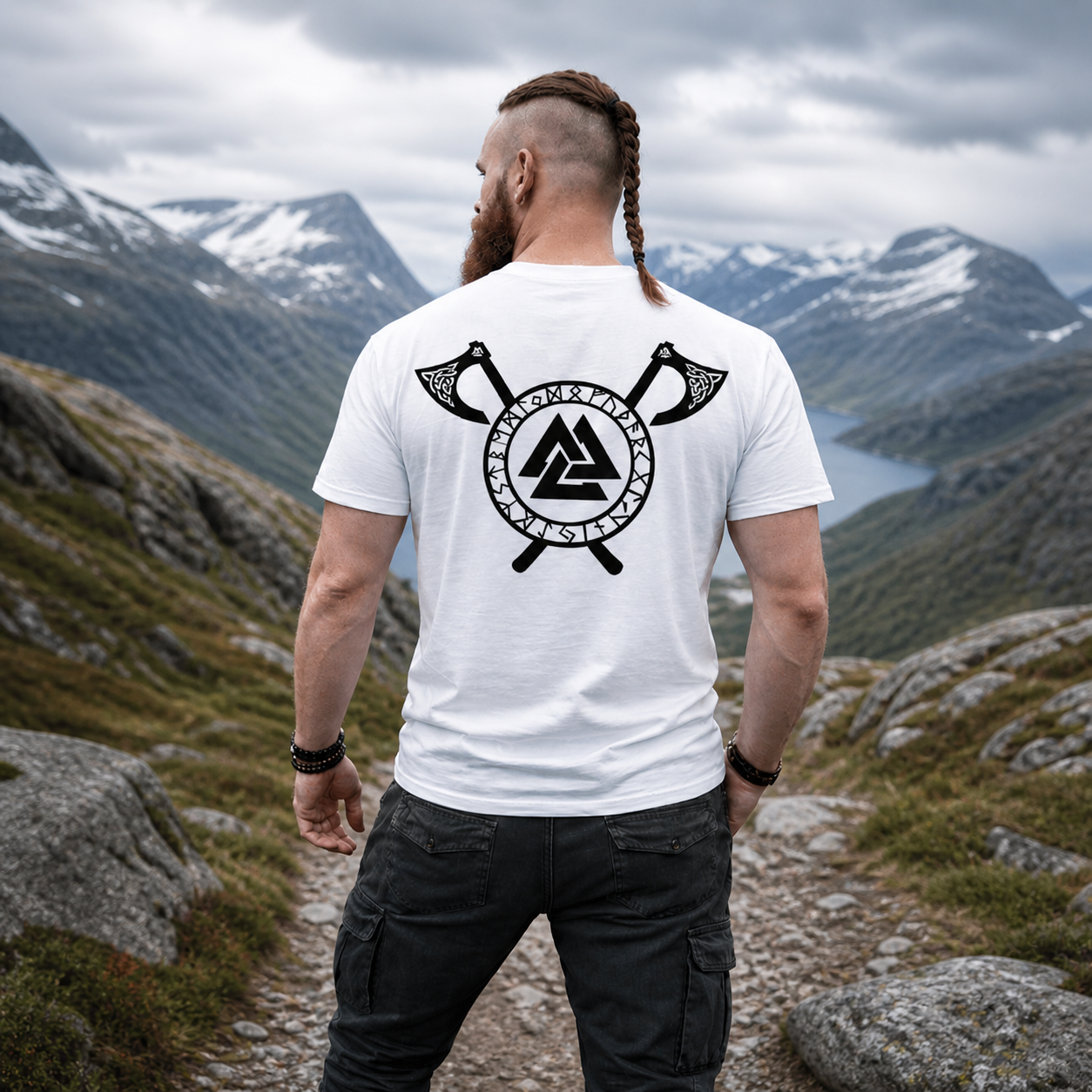 Valknut Axes Emblem Tee