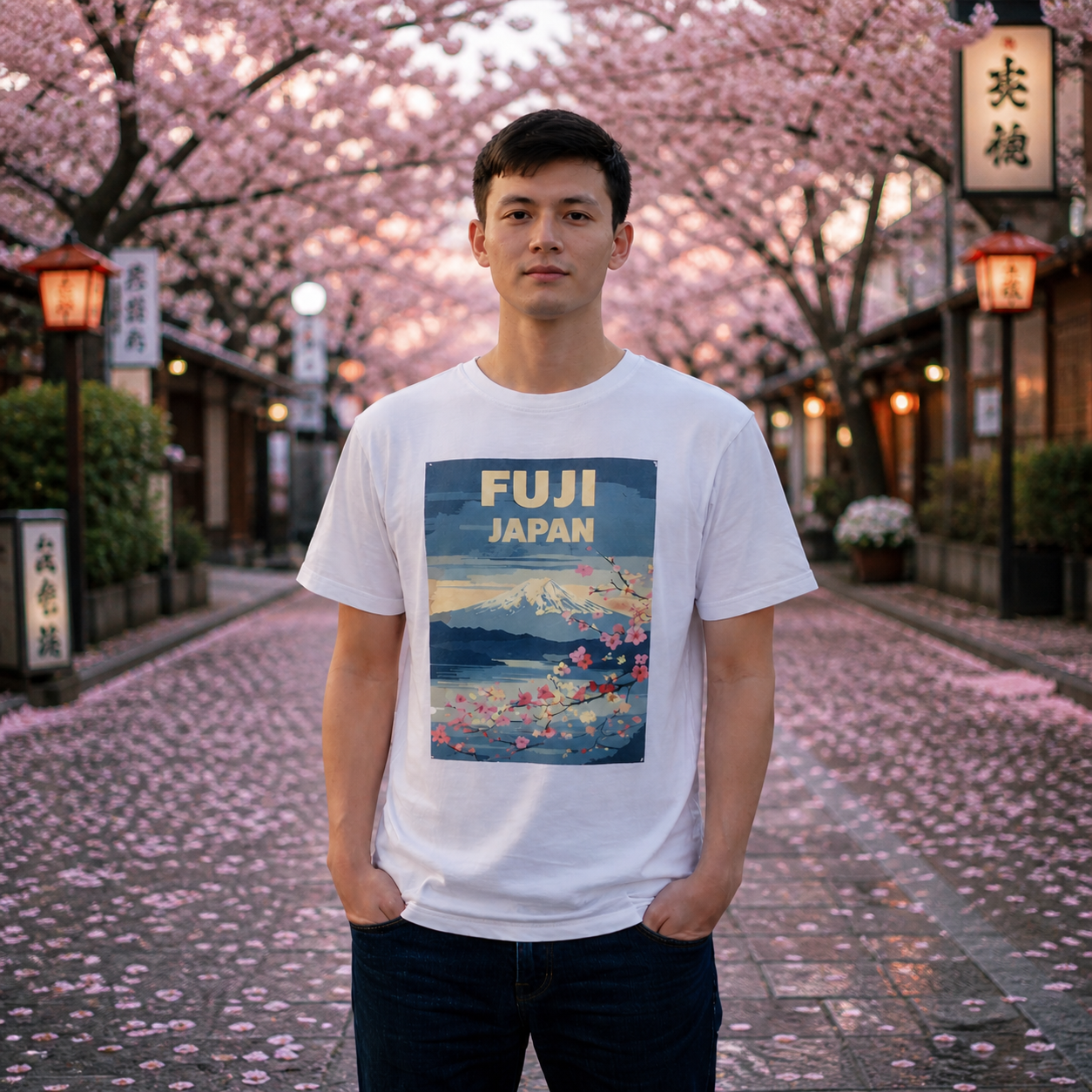 Fuji Sakura Graphic Tee
