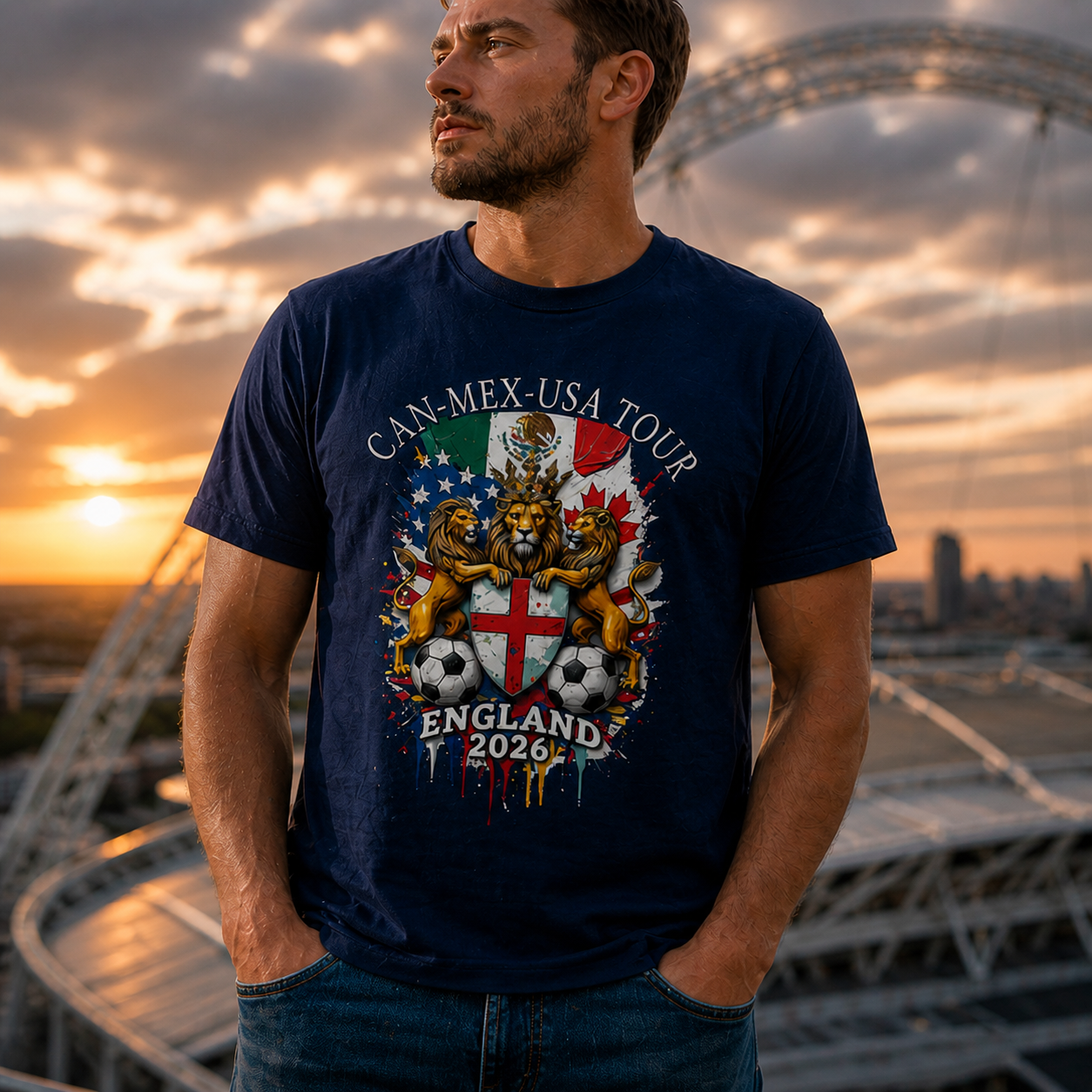 England World Tour Lions Tee