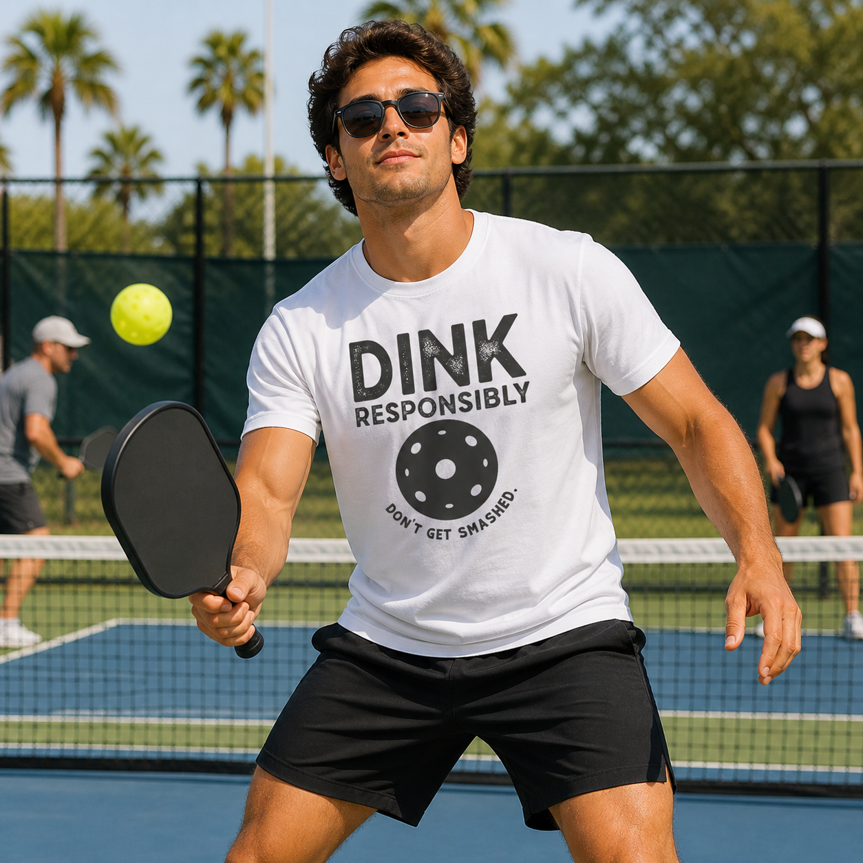 Dink Responsibly Pickleball Tee