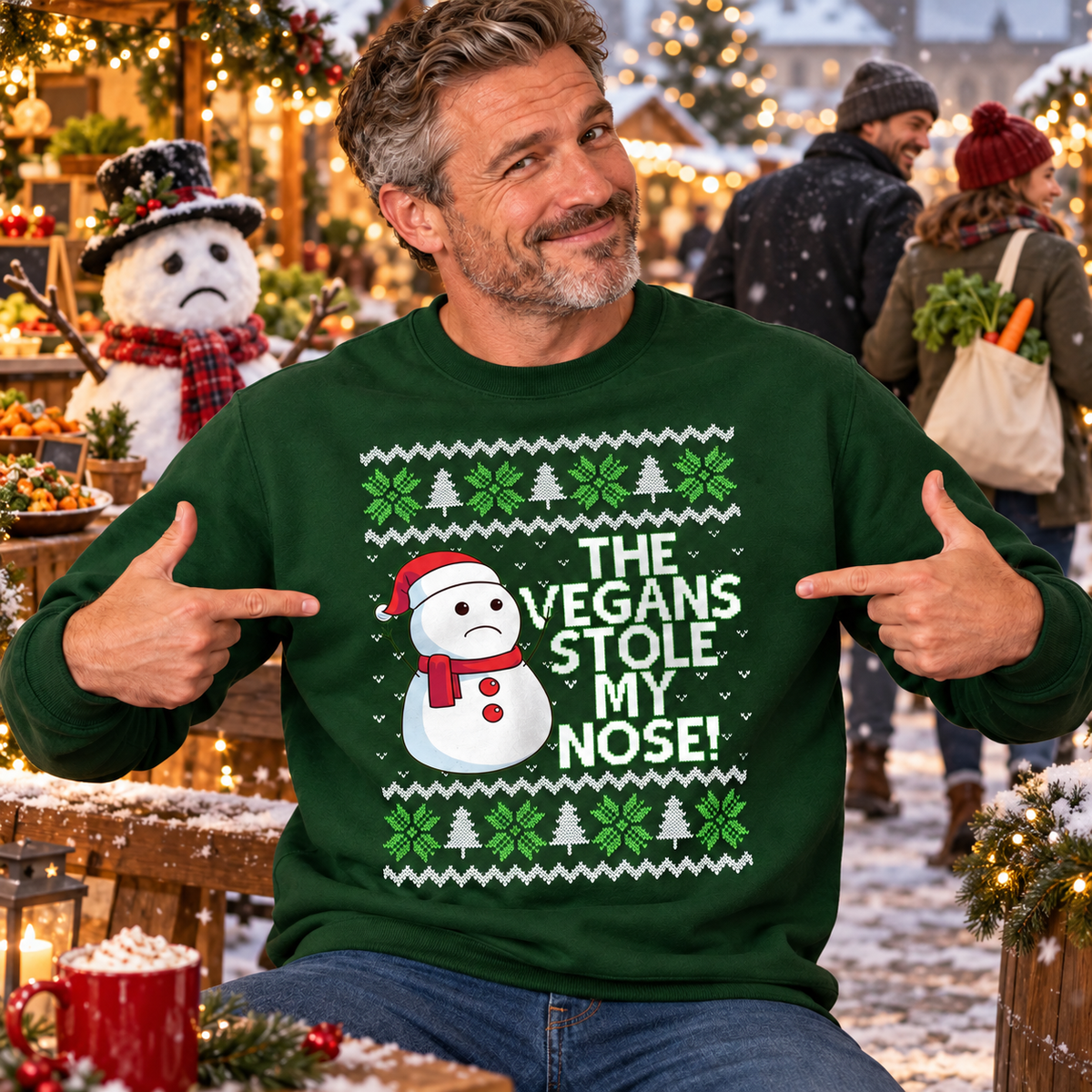 Veganism - Funny Christmas Jumper