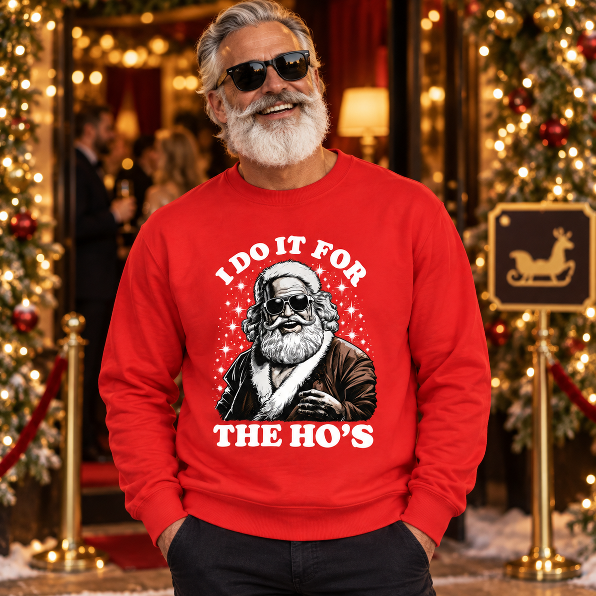 Pimpclause - Funny Christmas Jumper