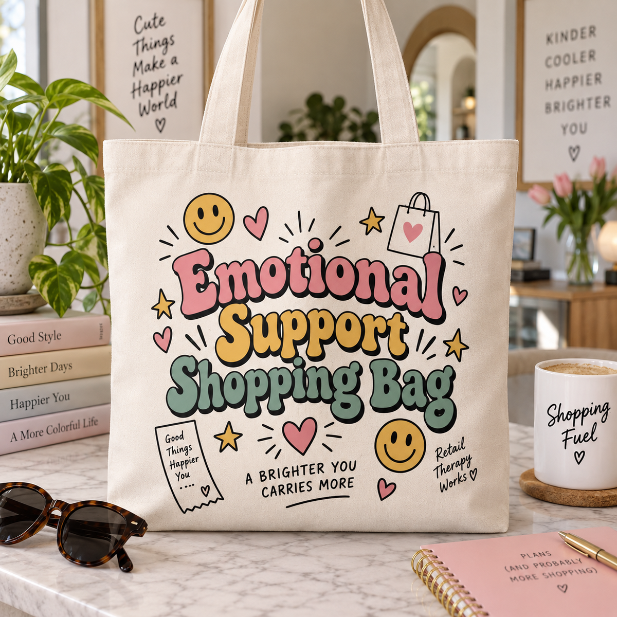 Emotional Support Tote Bag