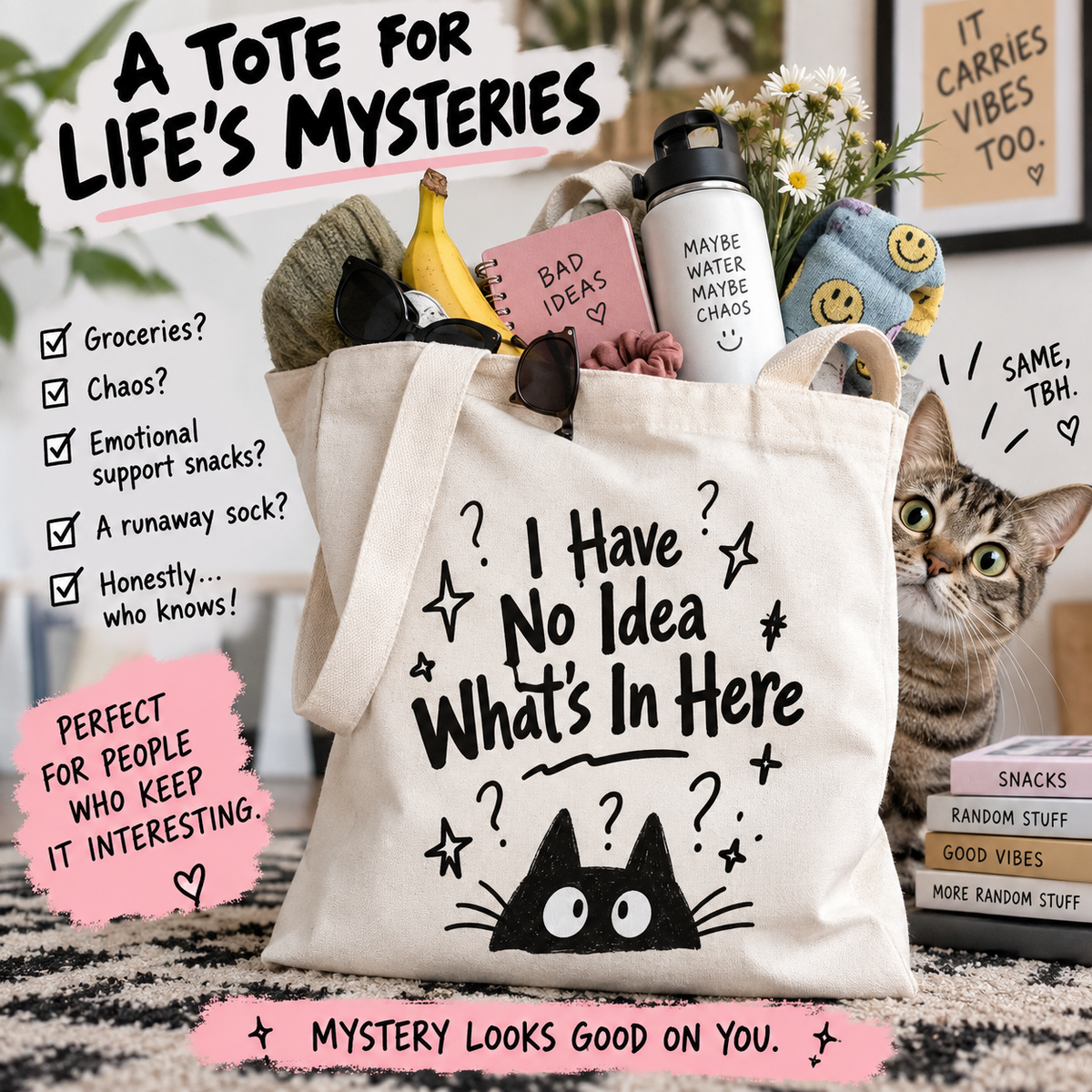Clueless Tote Bag