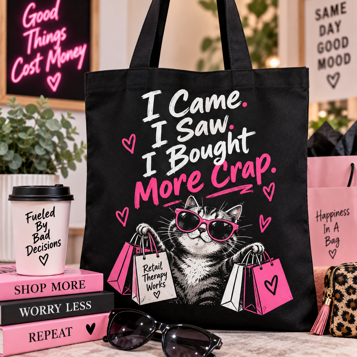 Shopping Spree Tote Bag