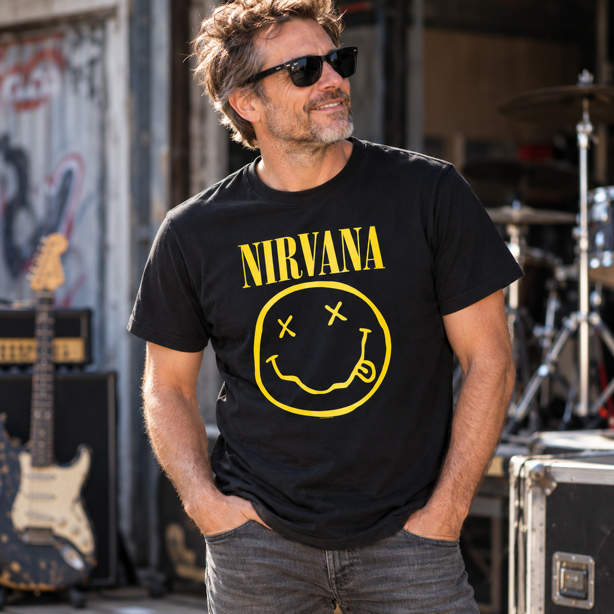 Nirvana Smiley Tee