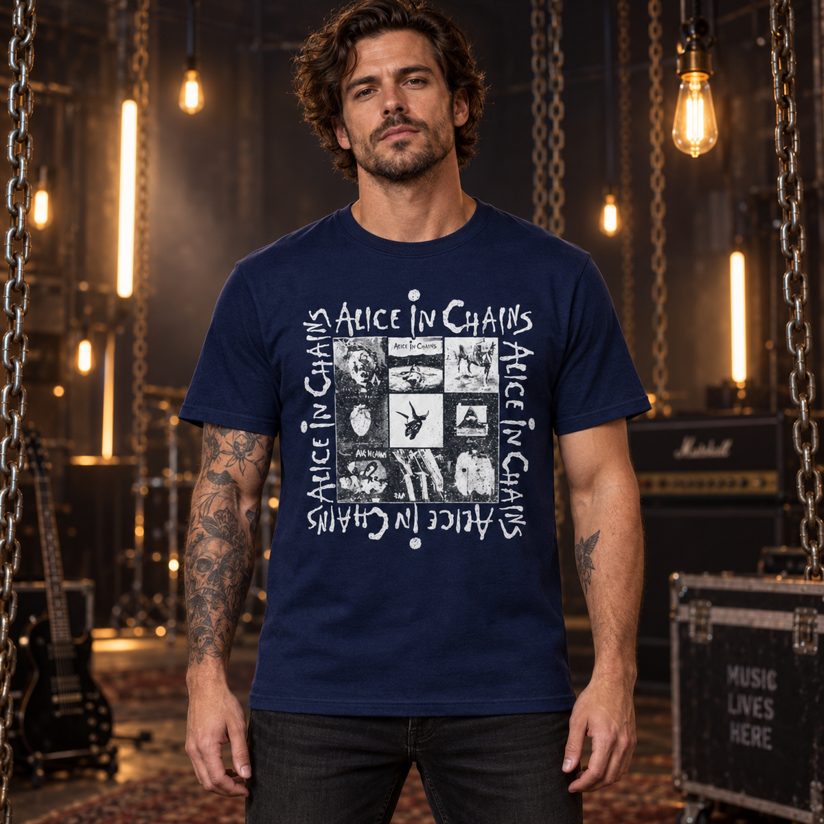 Alice in Chains Collage Tee