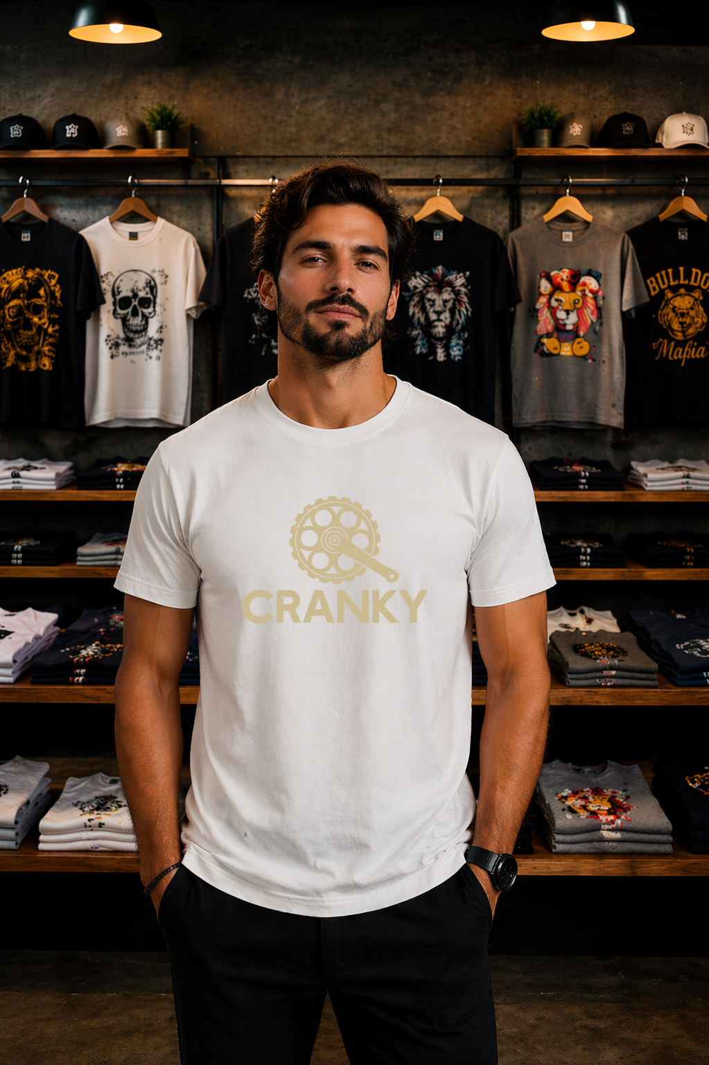 Cranky Cycling Graphic Tee