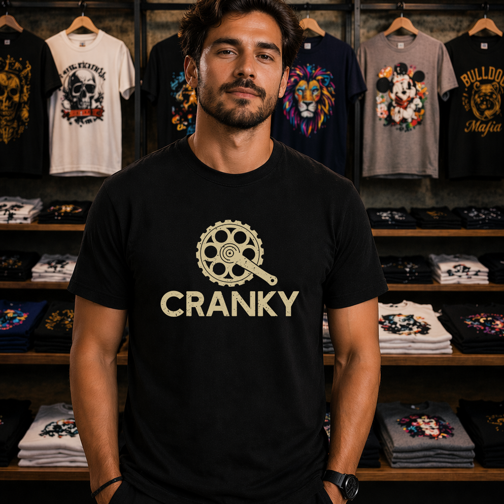 Cranky Cycling Graphic Tee