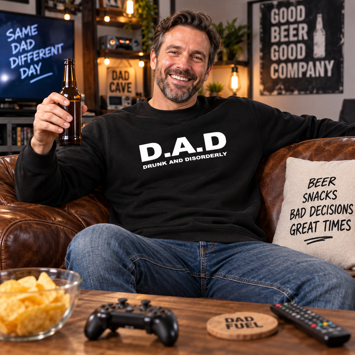 Dad Drunk and Disorderly Jumper
