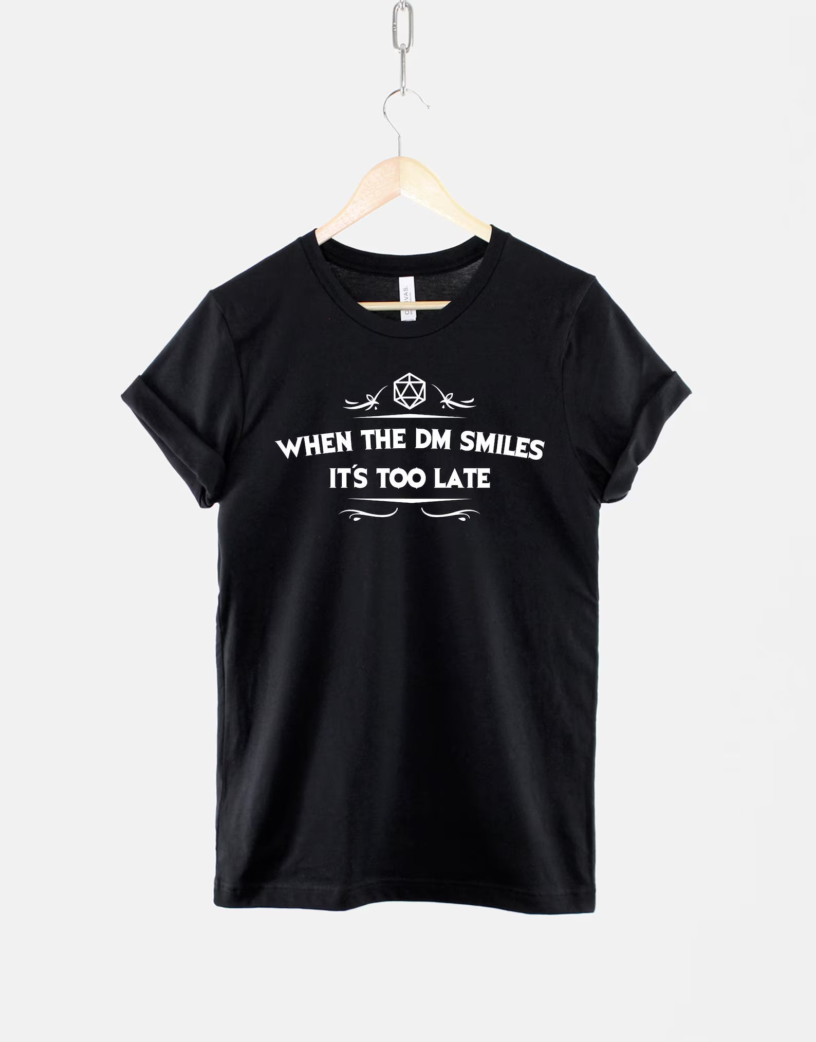 Dungeon Master Warning Gamer Tee