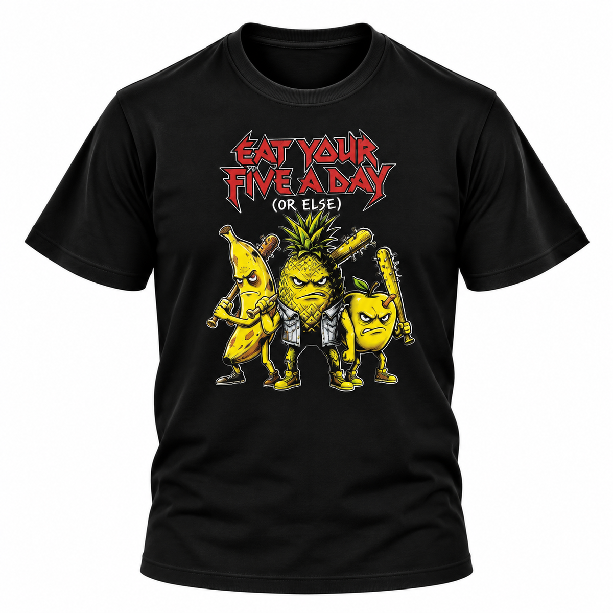 Eat Your Five A Day Rock T-Shirt