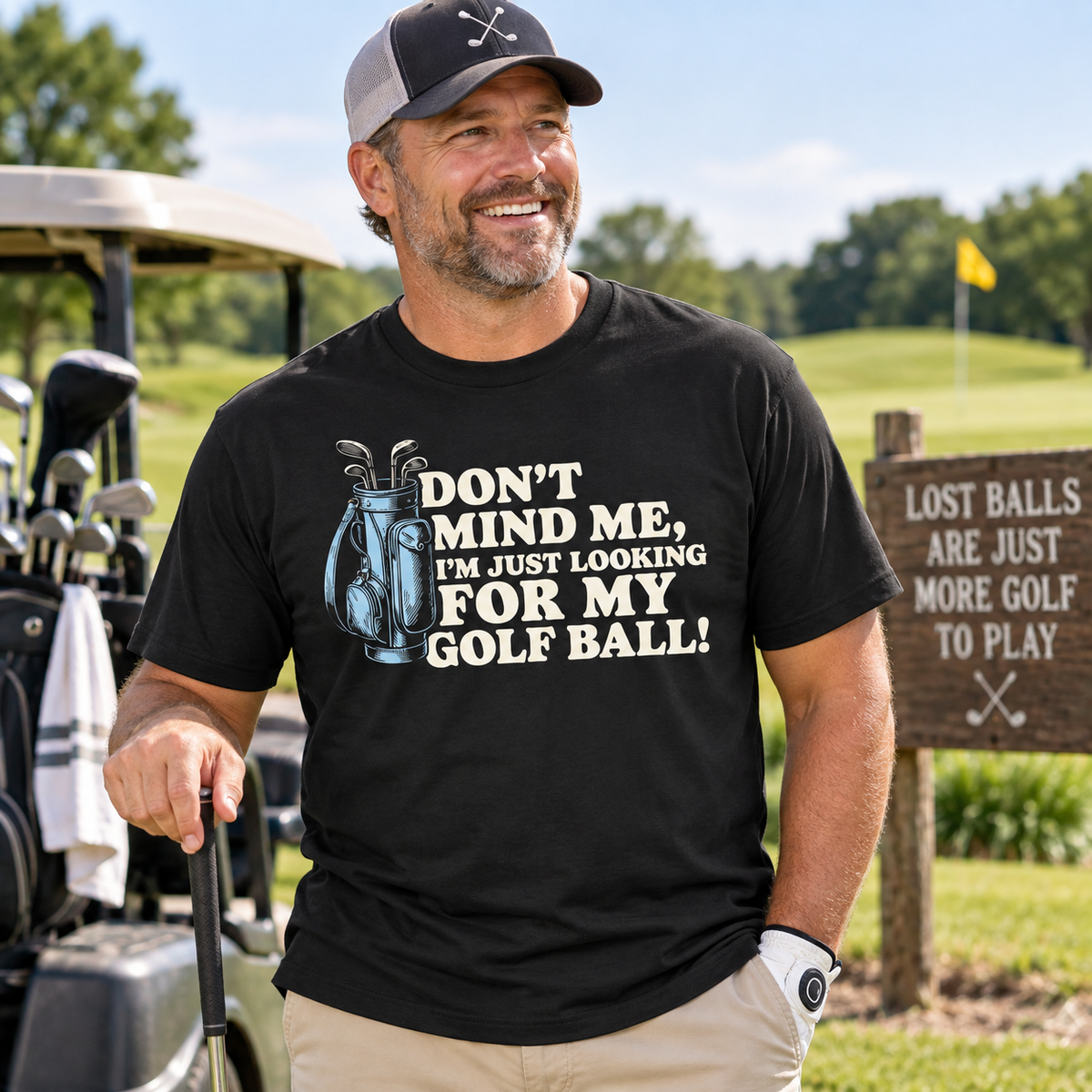 Golf Ball T Shirt
