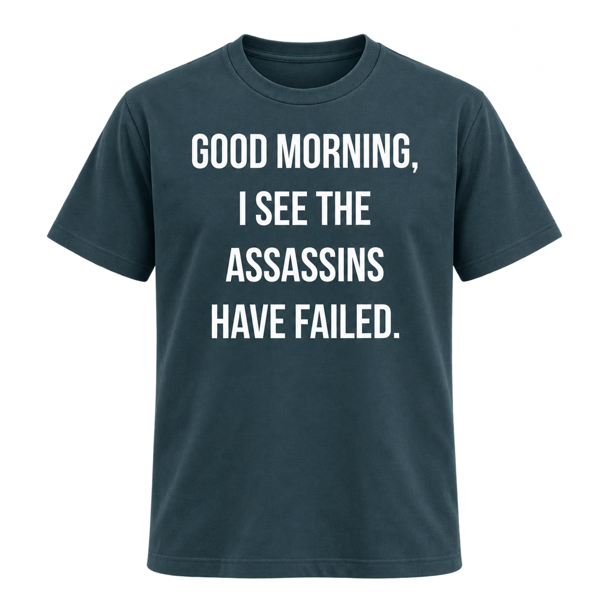 Good Morning I See The Assassins Have Failed T Shirt