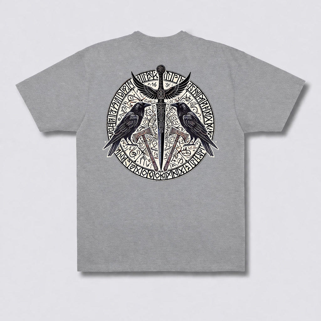 Raven Sigil Rune Graphic Tee