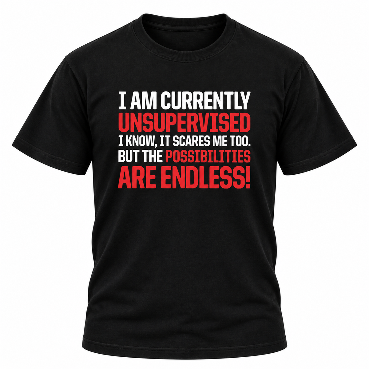 I Am Currently Unsupervised T Shirt