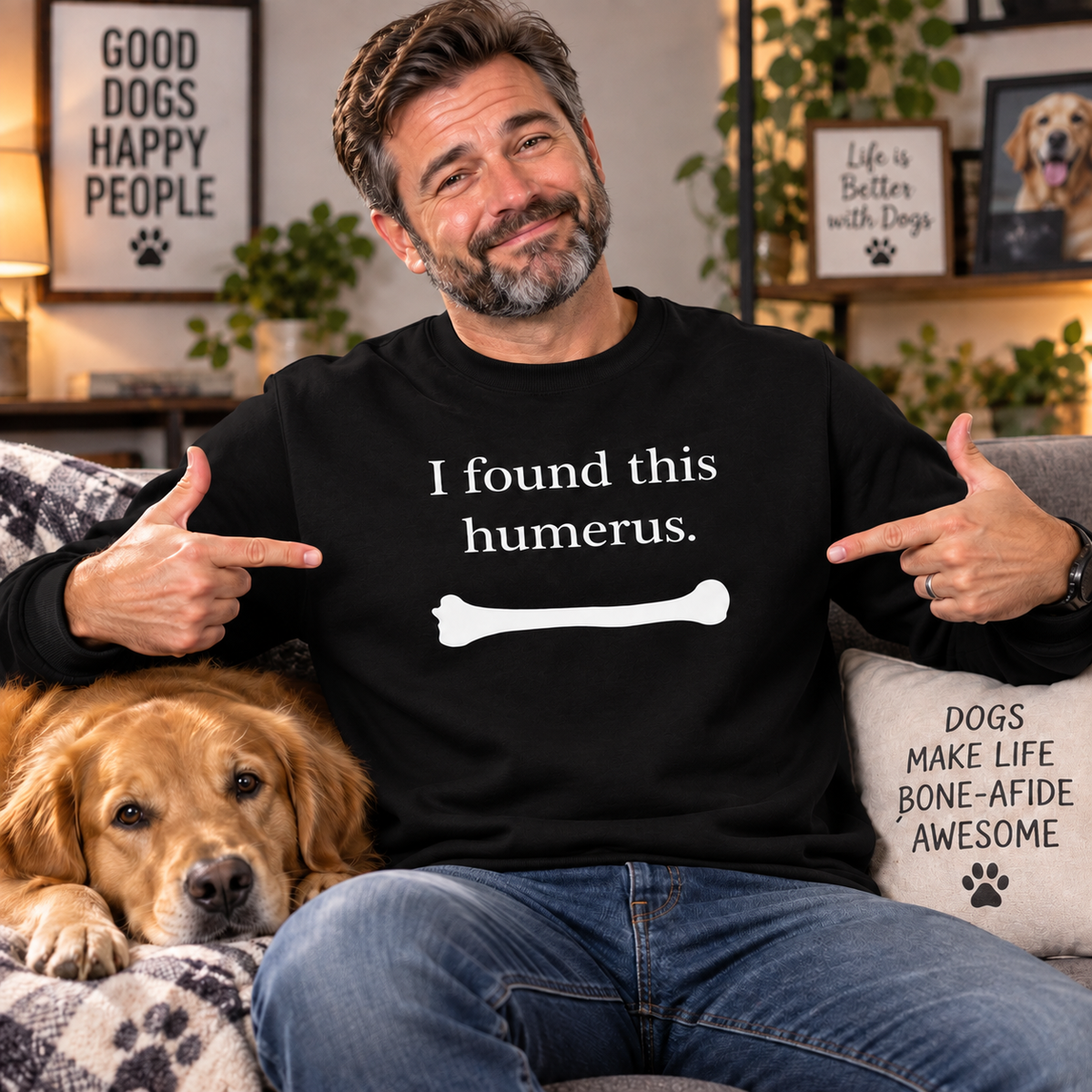 I Found This Humerus Sweatshirt