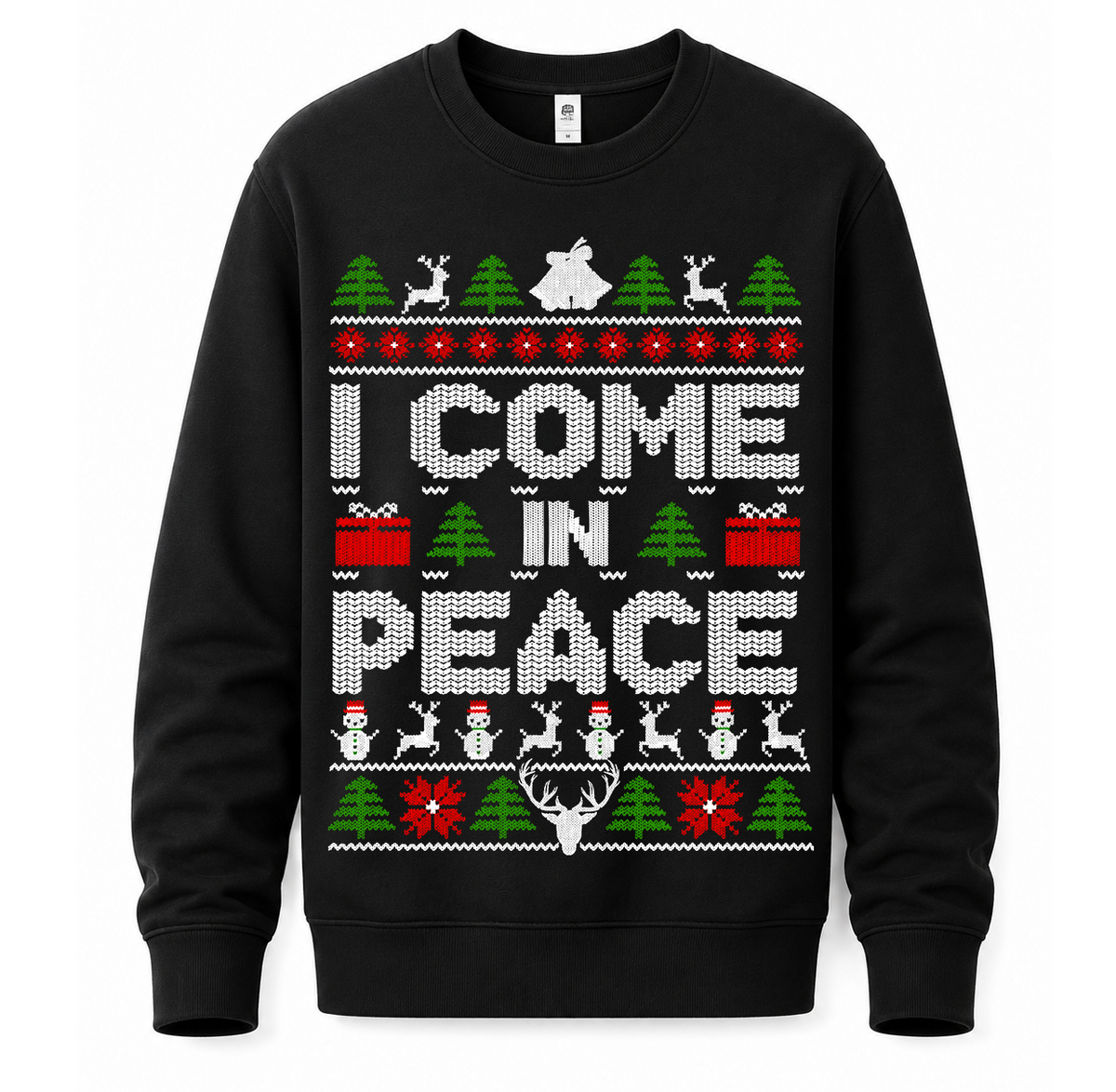 I Come In Peace (HIS) – Funny Christmas Jumper