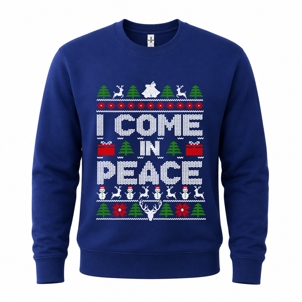 I Come In Peace (HIS) – Funny Christmas Jumper