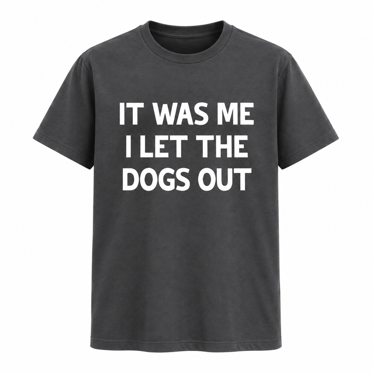It Was Me I Let The Dogs Out Tee