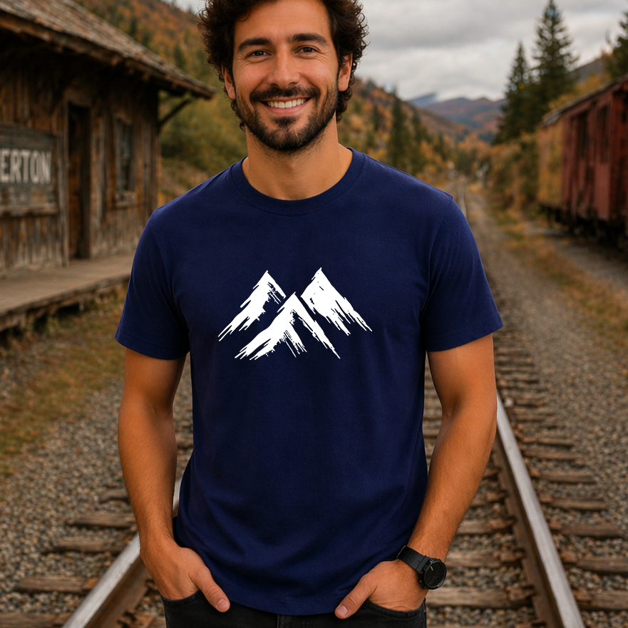 Minimalist Mountain Graphic Tee