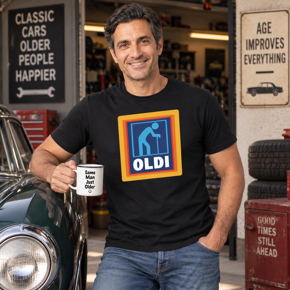 Oldi T-Shirt for Old Men