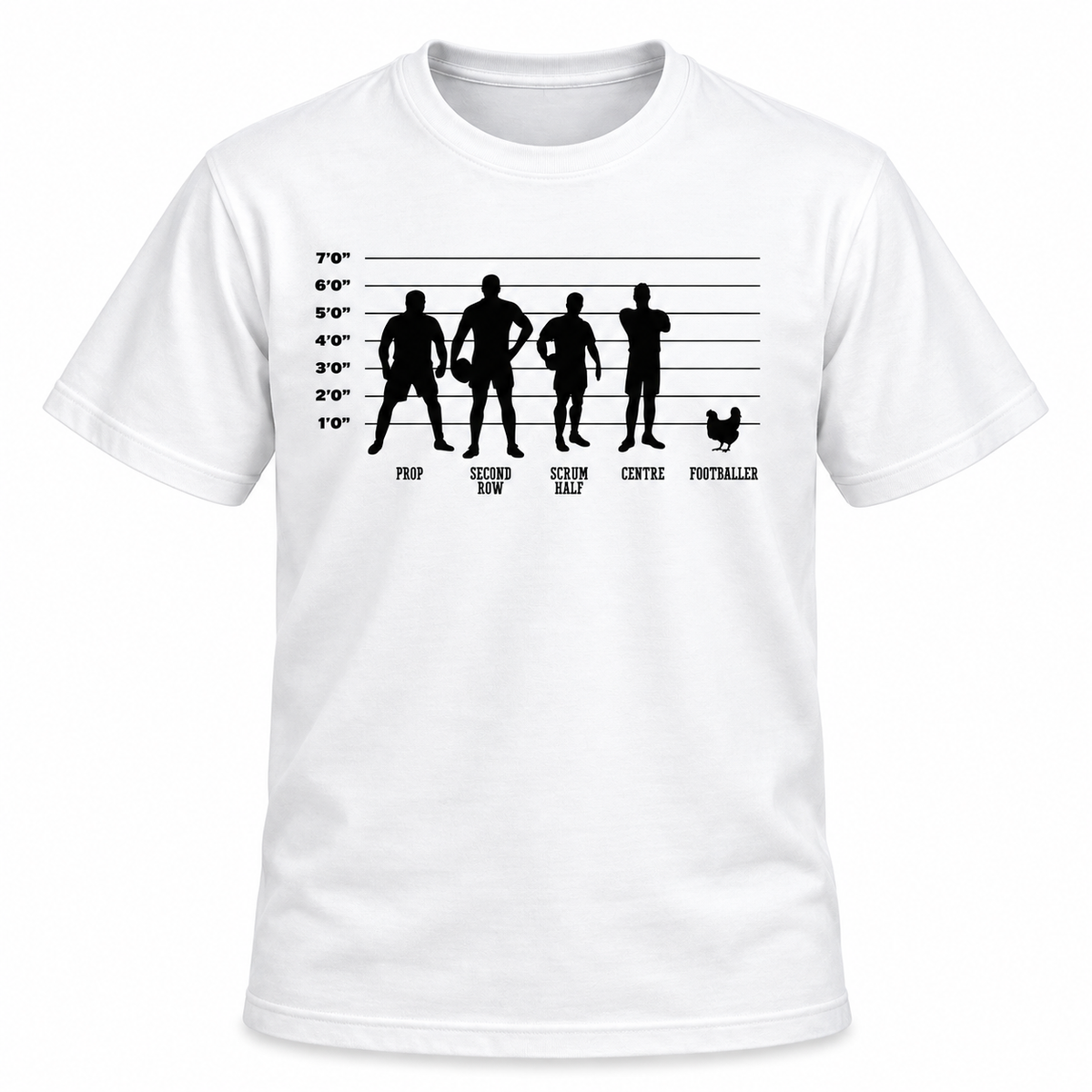 Rugby vs Football Funny T Shirt