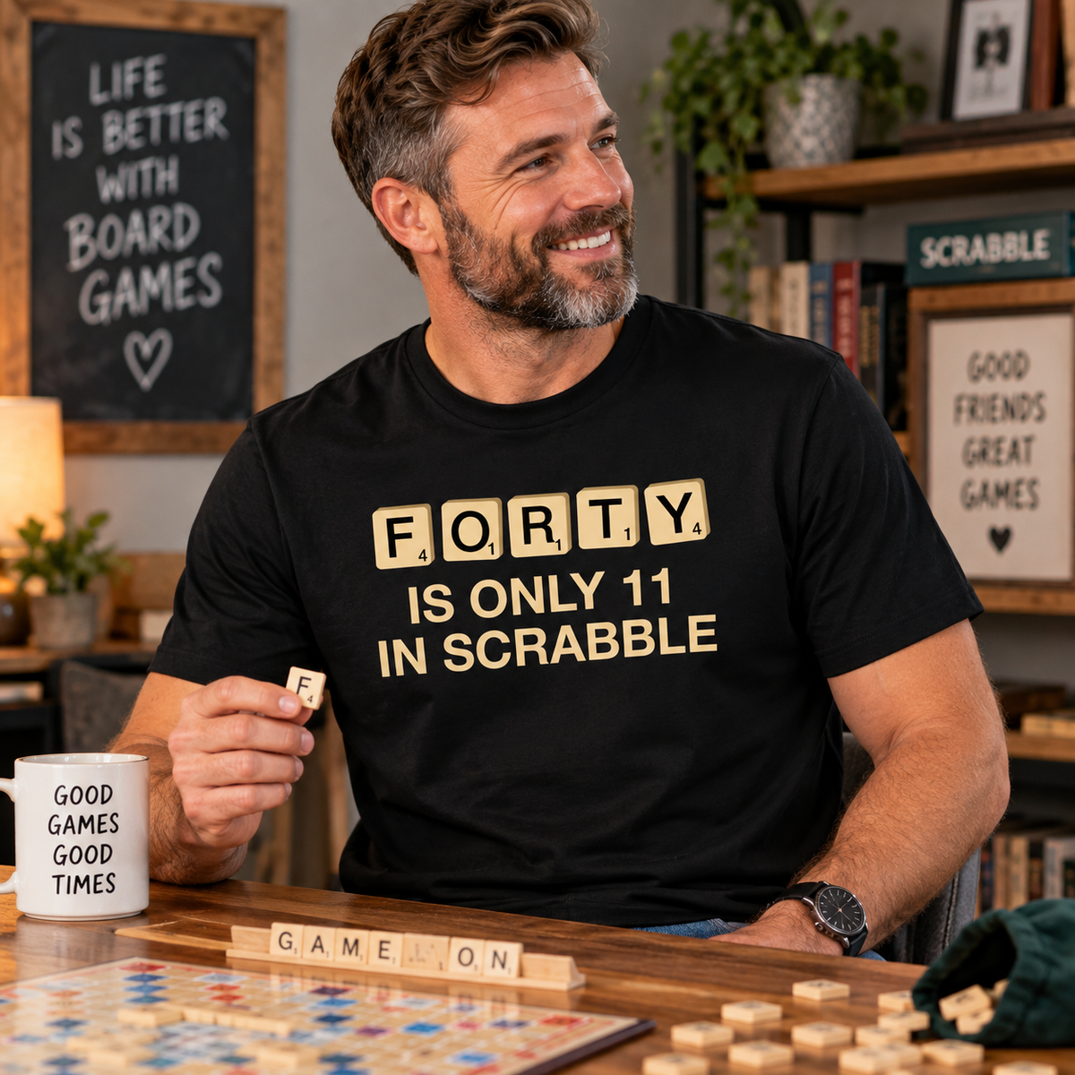 Scrabble 40th Birthday T-Shirt