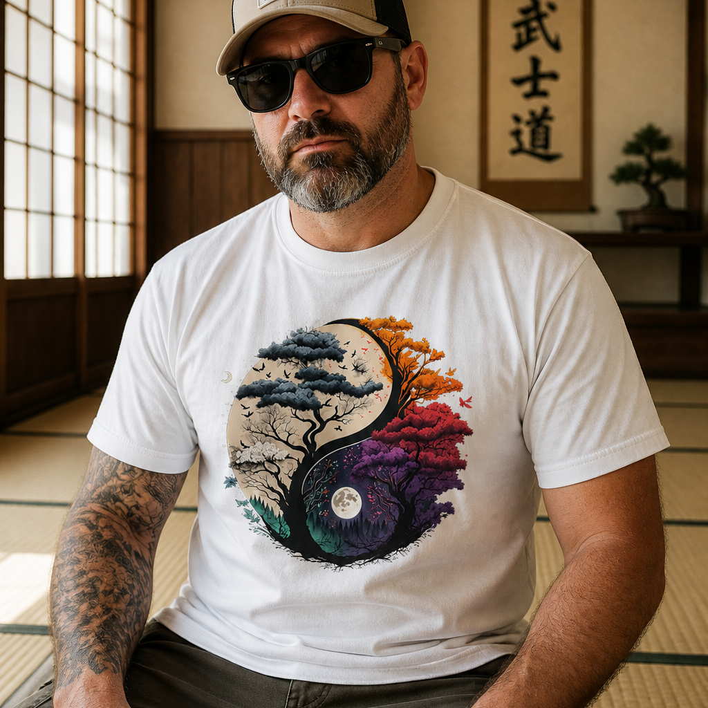 Yin Yang Seasons Nature Tee