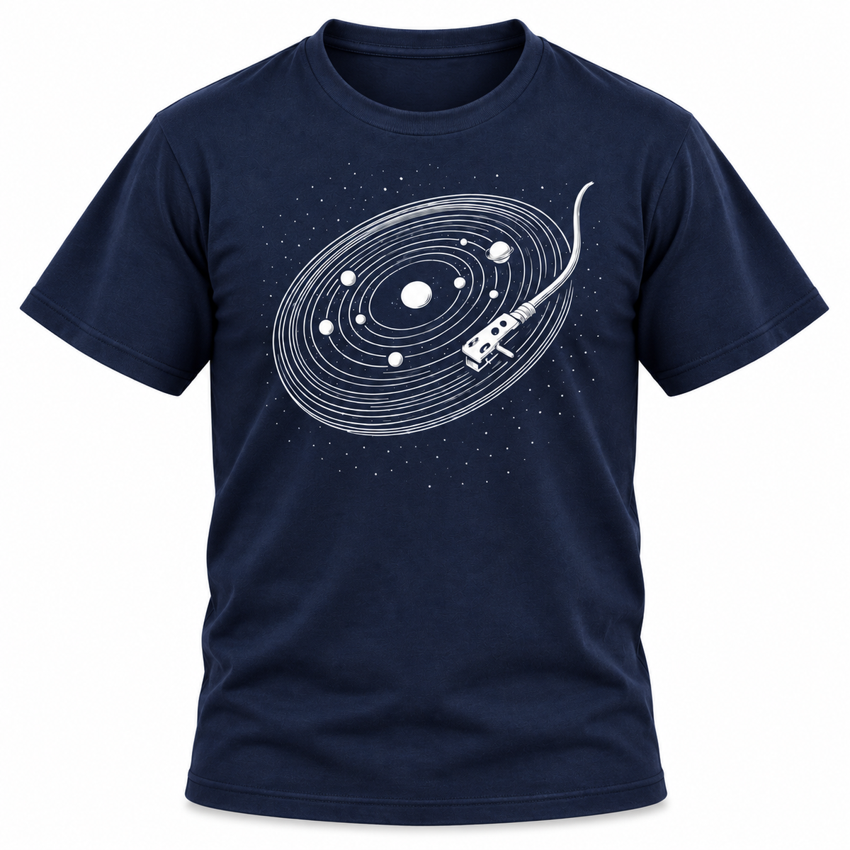 Solar System Vinyl Record T Shirt
