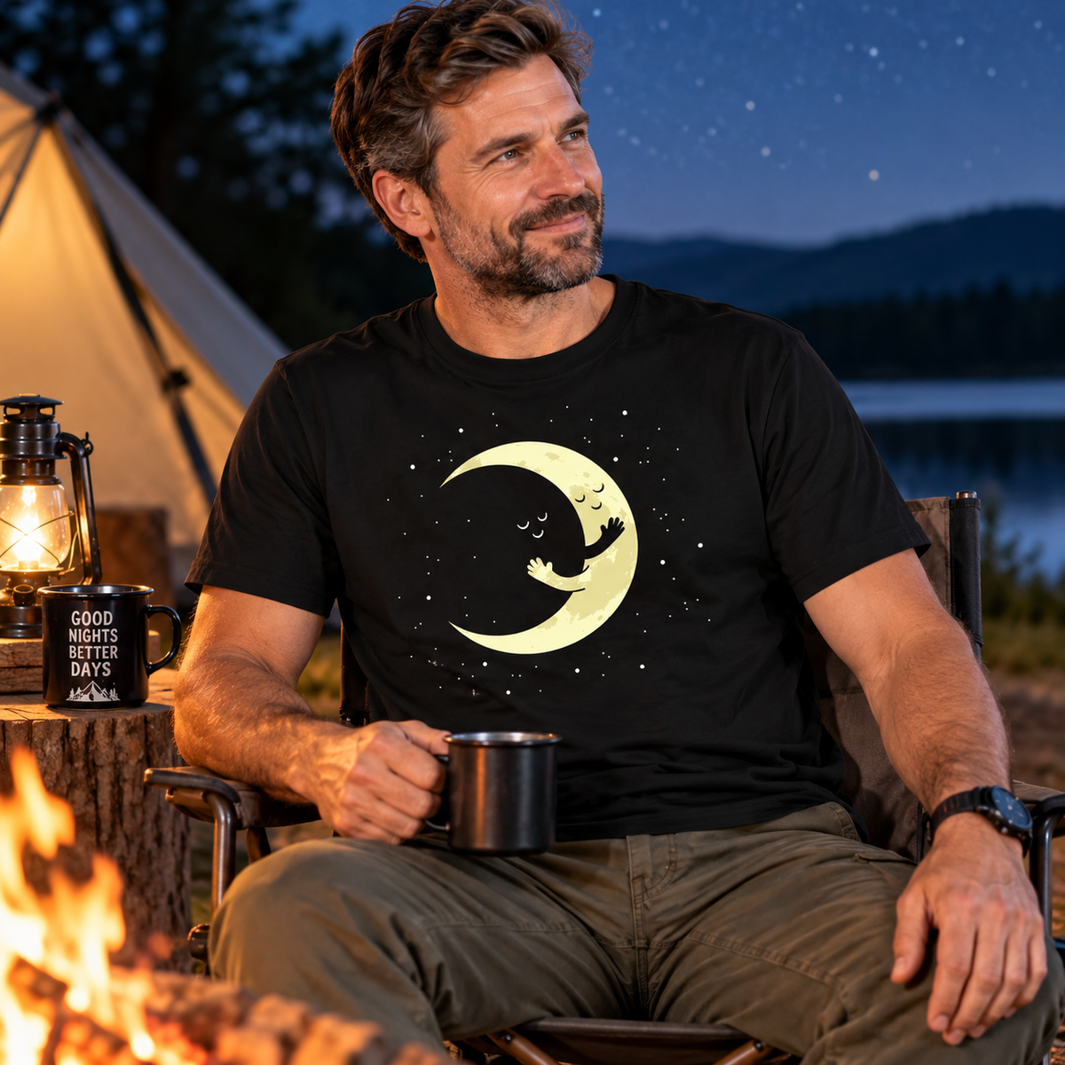 Sun and Moon T Shirt