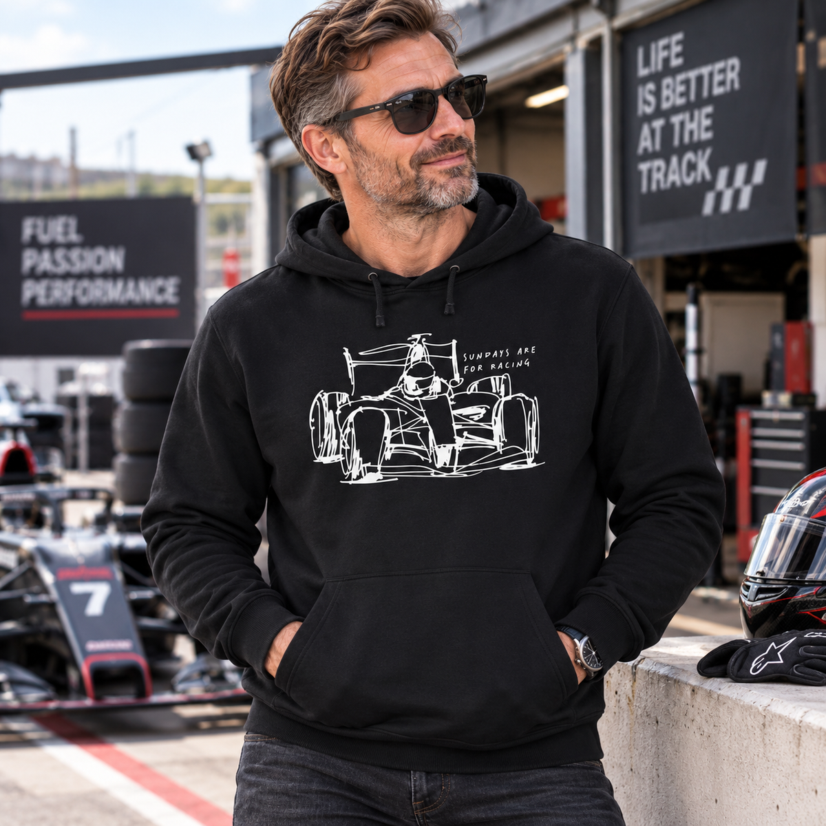 Sundays Are For Racing Hoodie
