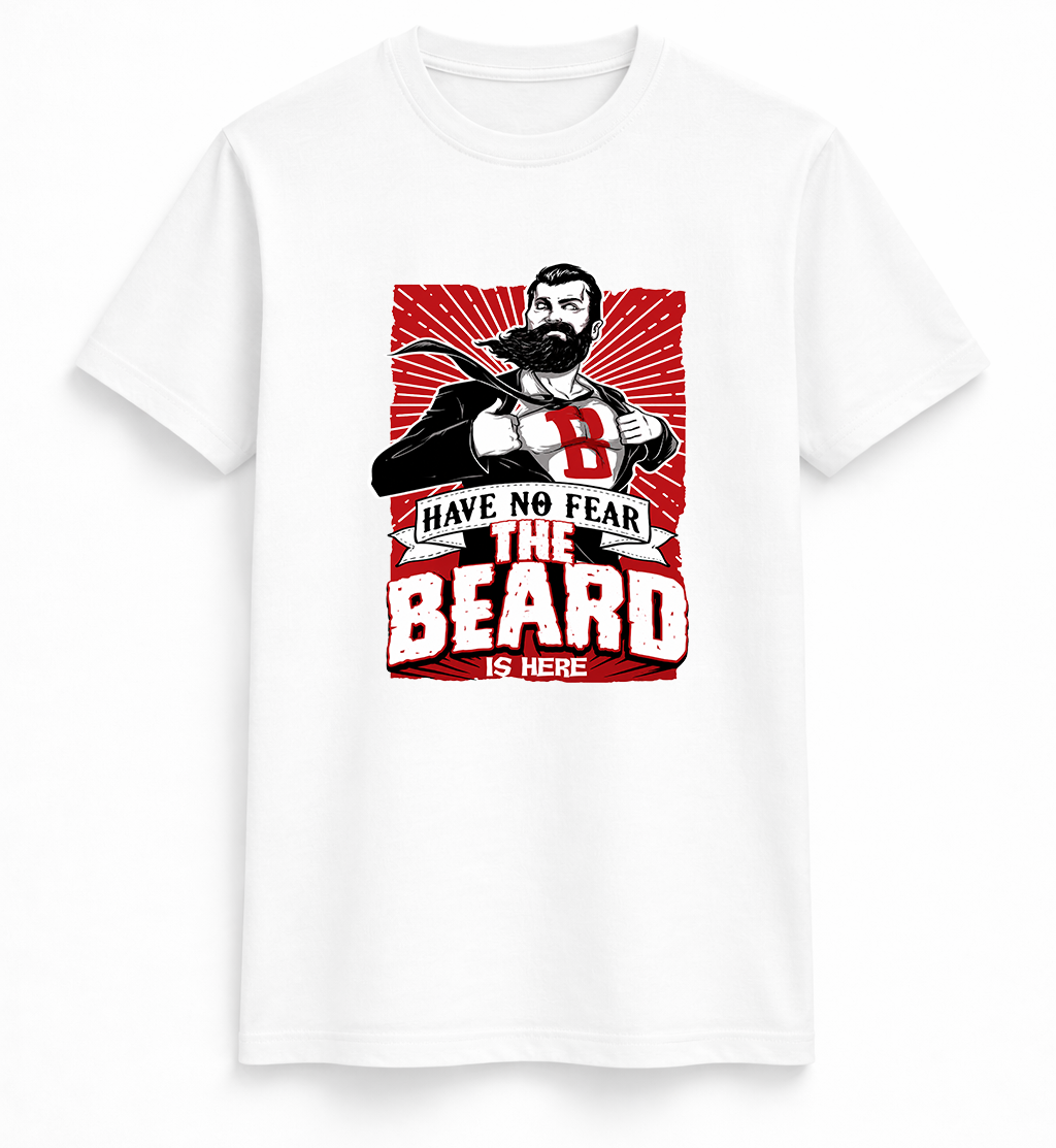 The Beard Is Here Hero Tee