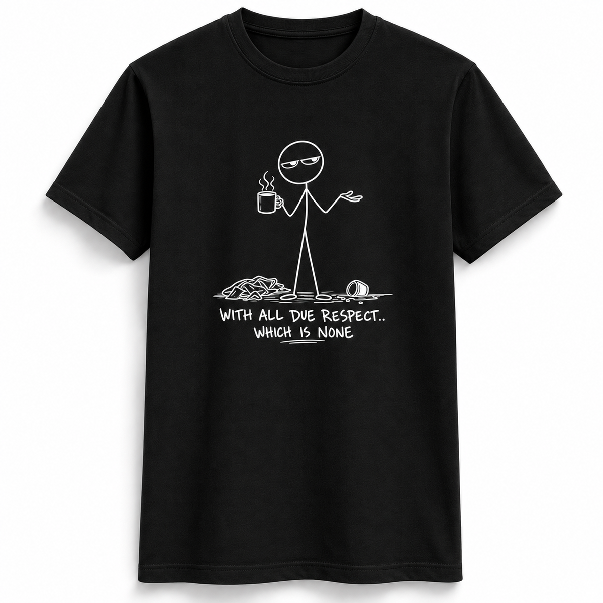 Due Respect Stick Figure Tee