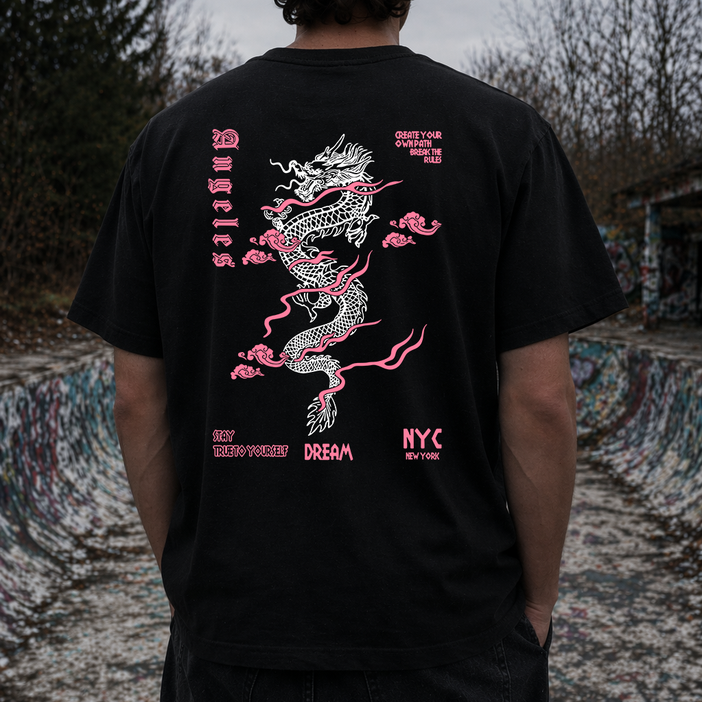 Rebel Dragon O-Neck Tee