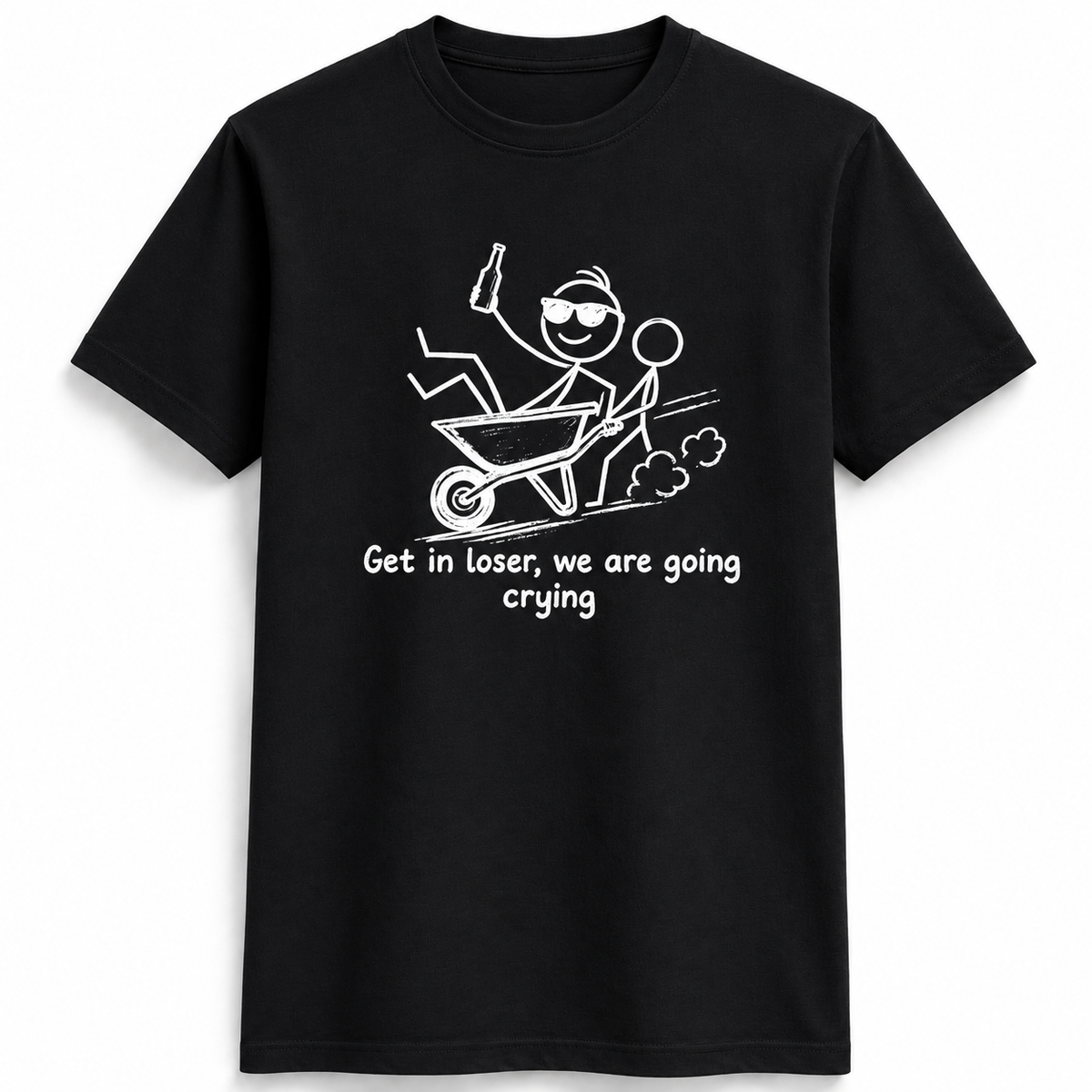 Get In Stick Figure Tee