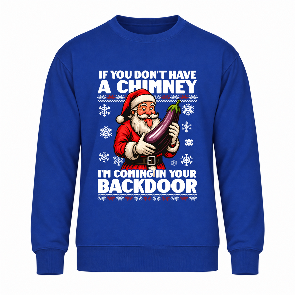 Back Door - Funny Christmas Jumper