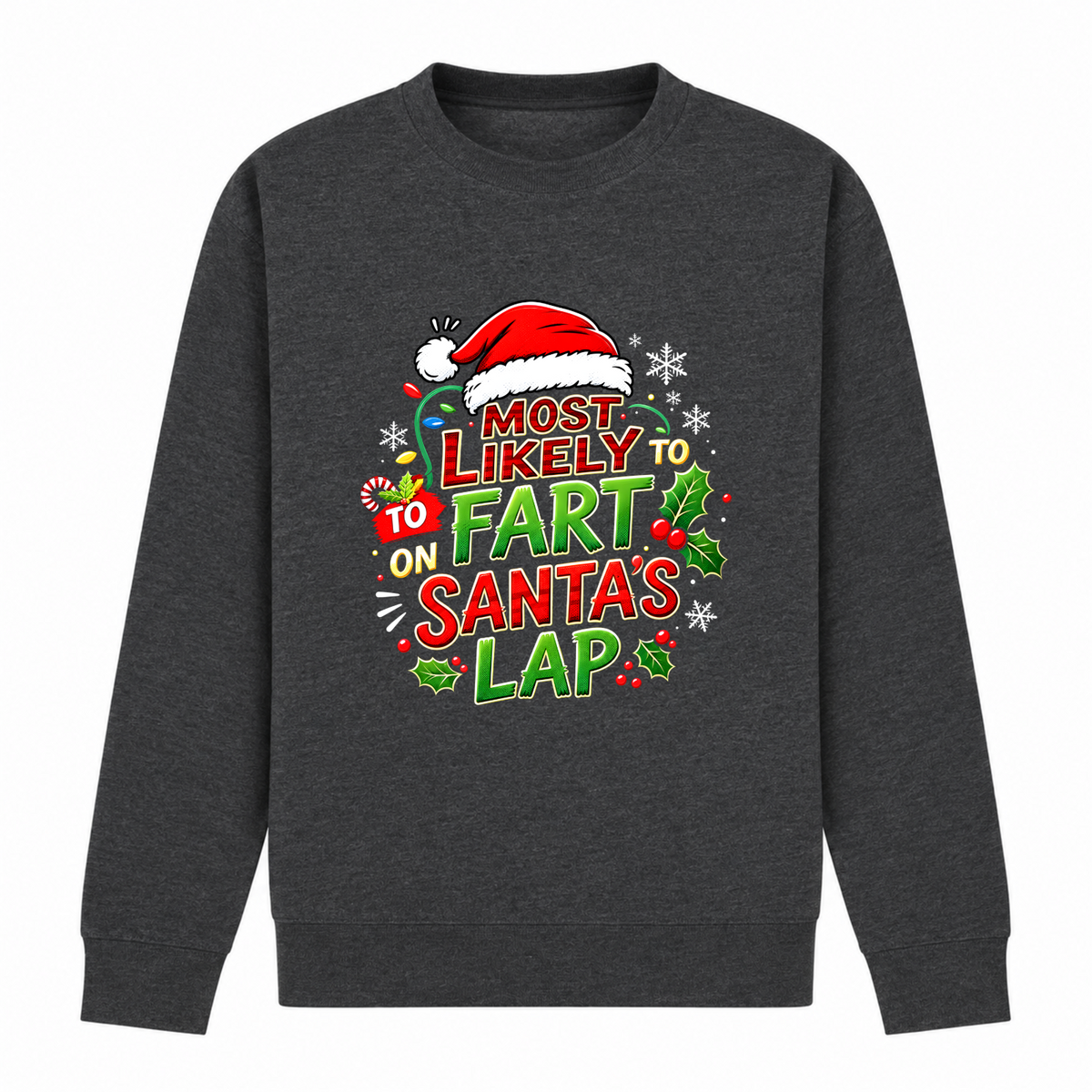 Fart On Santa’s Lap - Funny Christmas Jumper